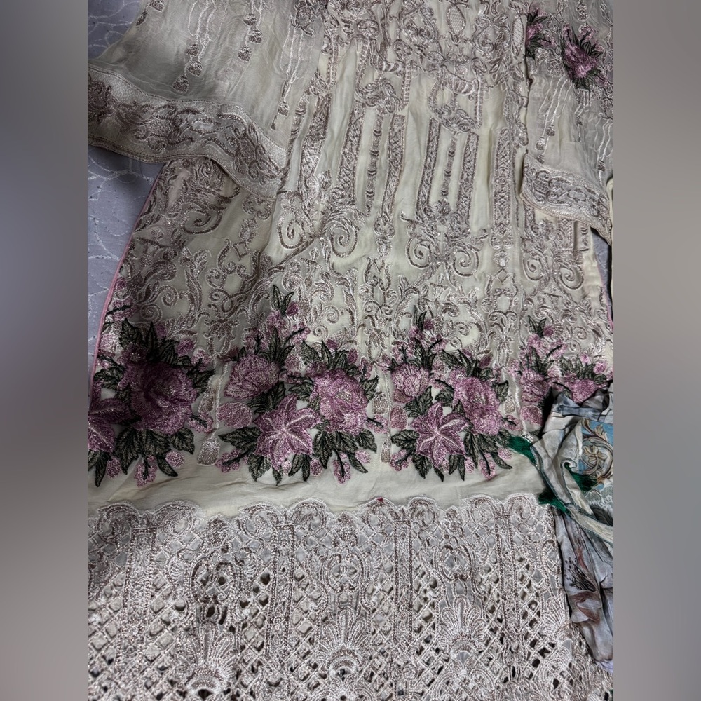 Floral Embroidered Lace Dress